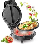 Duronic OM60 Plaque pour Omlette | Plaque électrique pour omelettes 600 W | Surface anti-adhésive...