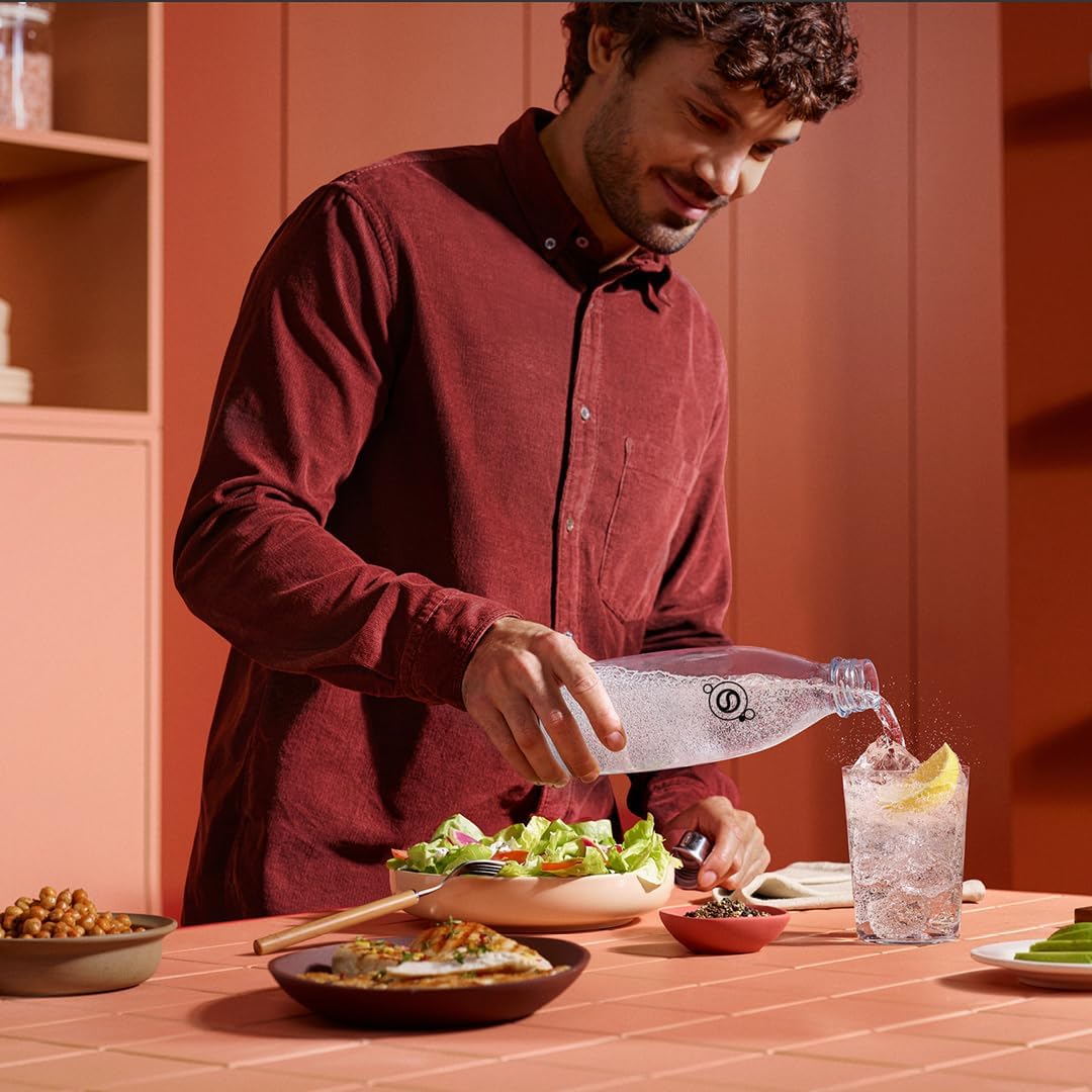 Sodastream - Fuse - 1L x2 - bouteilles réutilisables, sans BPA, lavables