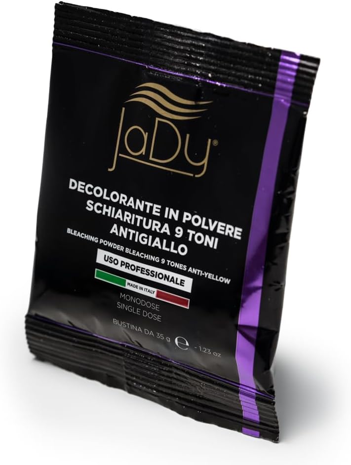 JaDy - Poudre Décolorante Blu 35g - éclaircit 9 tons, huile de germe de blé