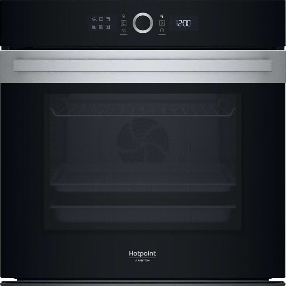 Hotpoint - four pyrolyse 73L, chaleur pulsée, inox - 59,7x59,5x56,4cm - HAOI5S8PM0XA