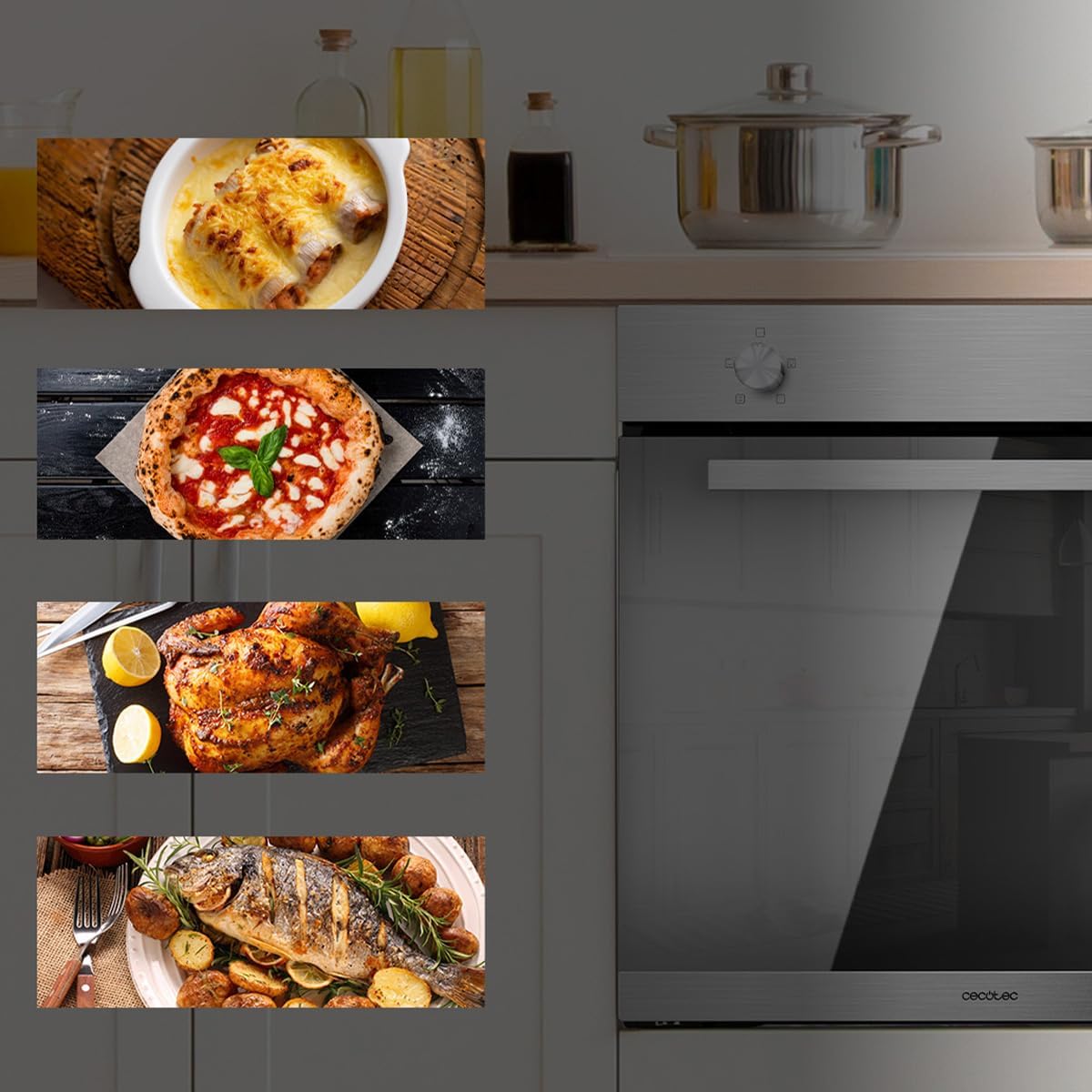 Cecotec - Bolero Hexa Line+ - 77 L - 2800W, 4 fonctions, vapeur, C126000