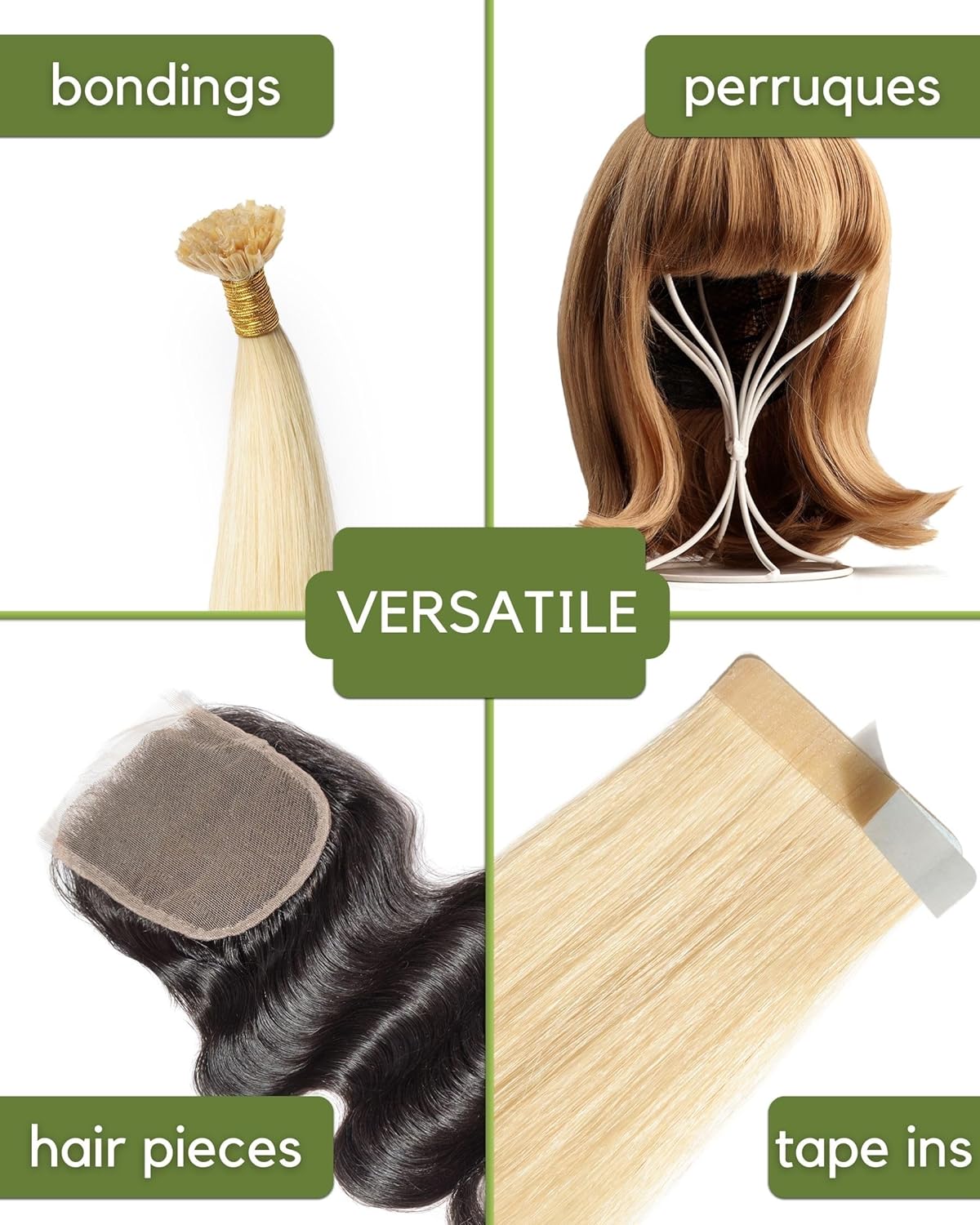 Ensemble dissolvant extensions cheveux – pinces extra fortes, outils Pro