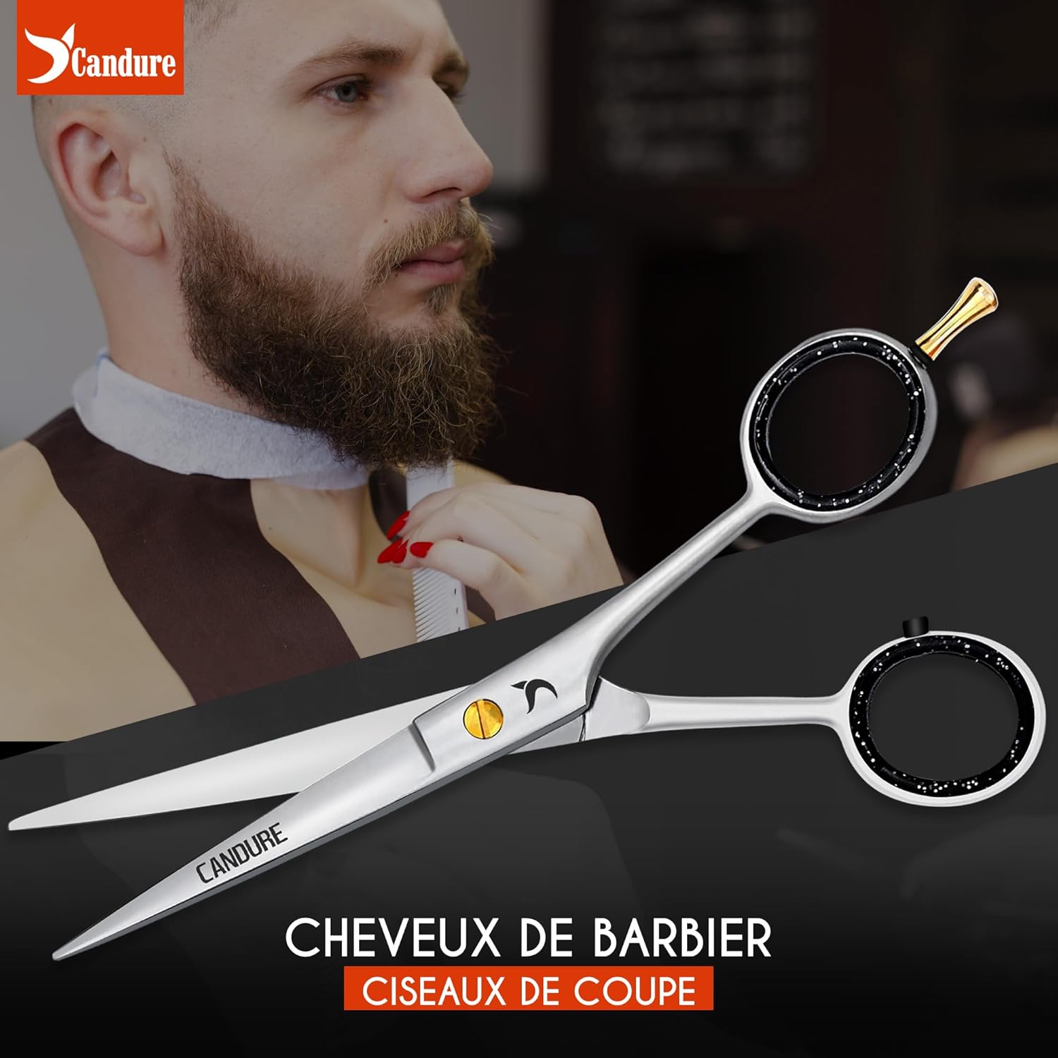 Candure - Ciseaux de coiffure 6,5