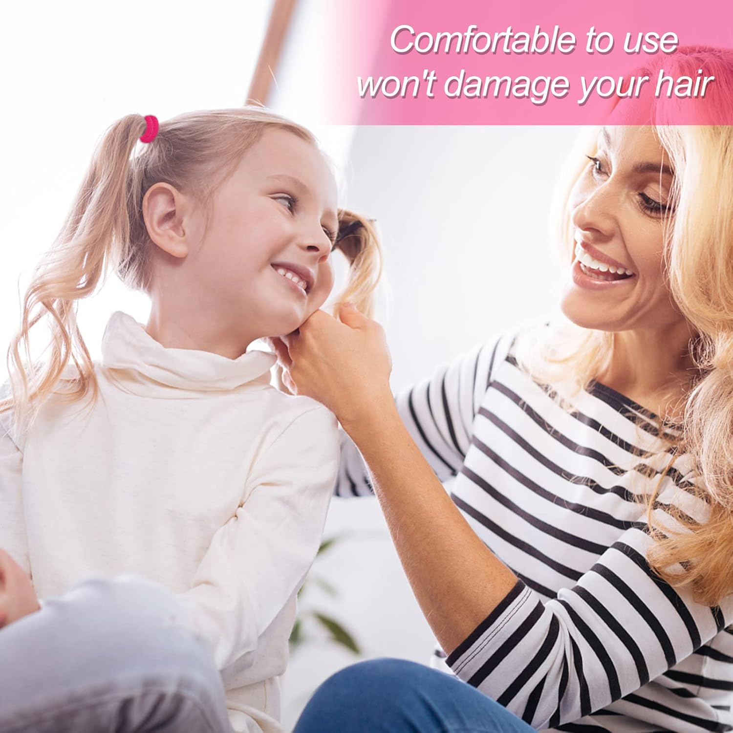 Élastiques cheveux - mini chouchous colorés - 100 pièces - pour filles, bébés