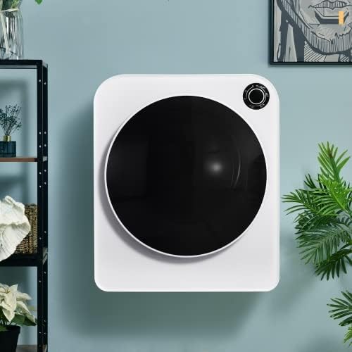 Sèche-linge mural 3kg, 830W, inox, 5 programmes, 62dB, compact