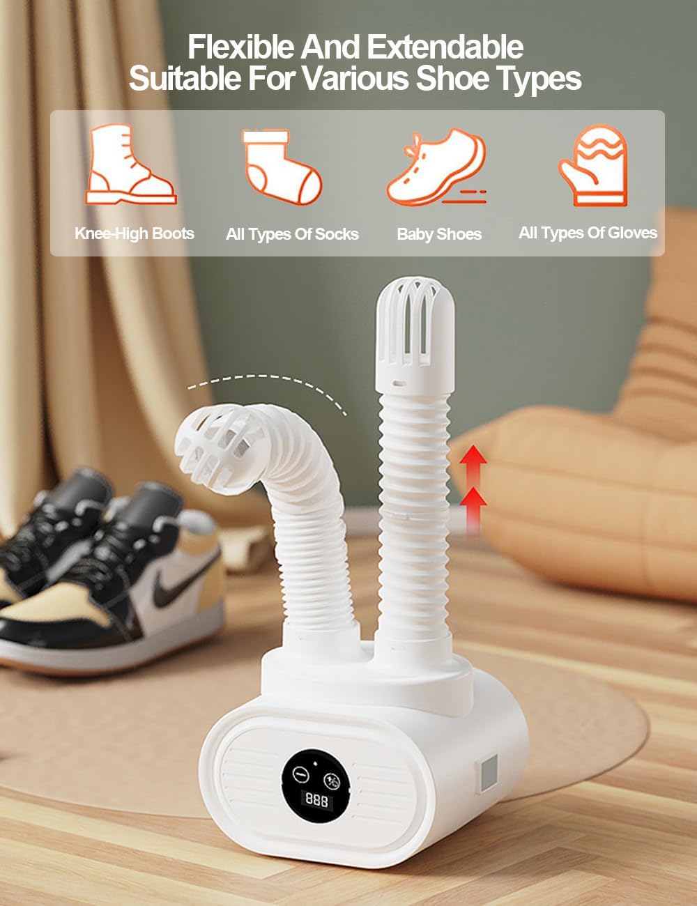 Sèche-linge électrique portable - mini 600W - multifonction 3 en 1, compact, pompe à chaleur