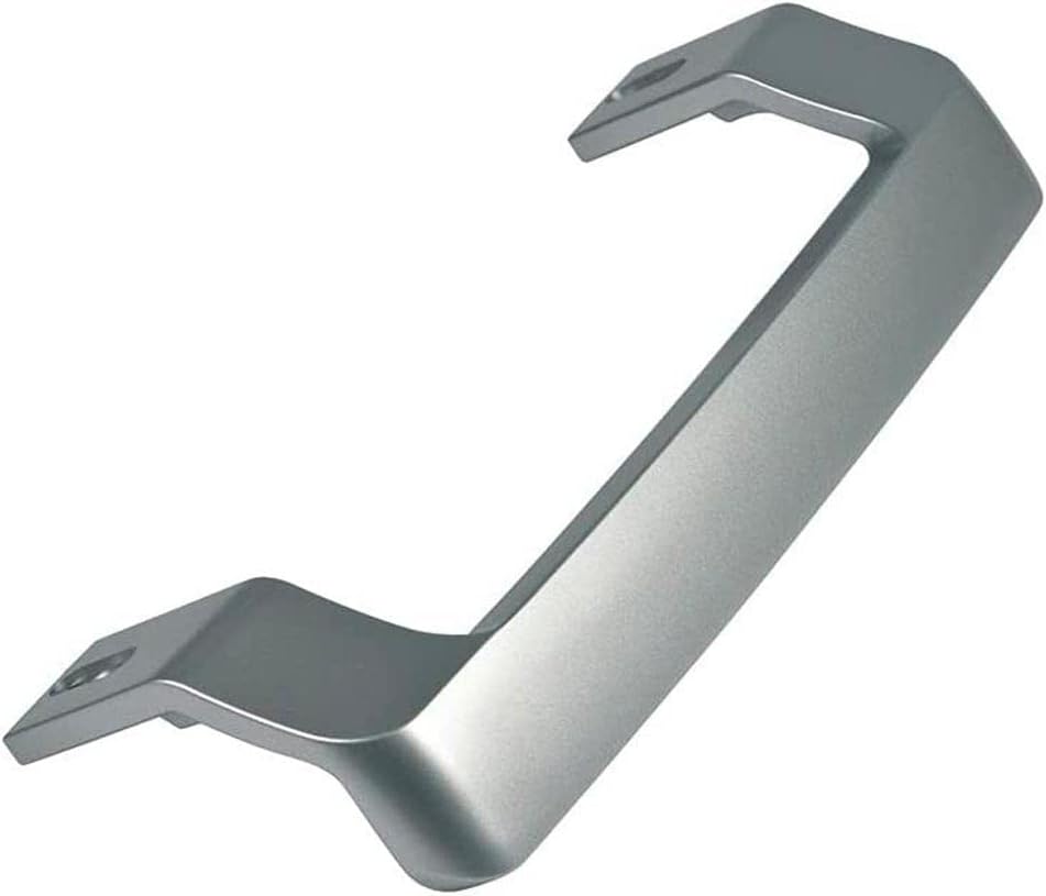 Beko - poignée de porte argentée - 260 mm - compatible 4900061200