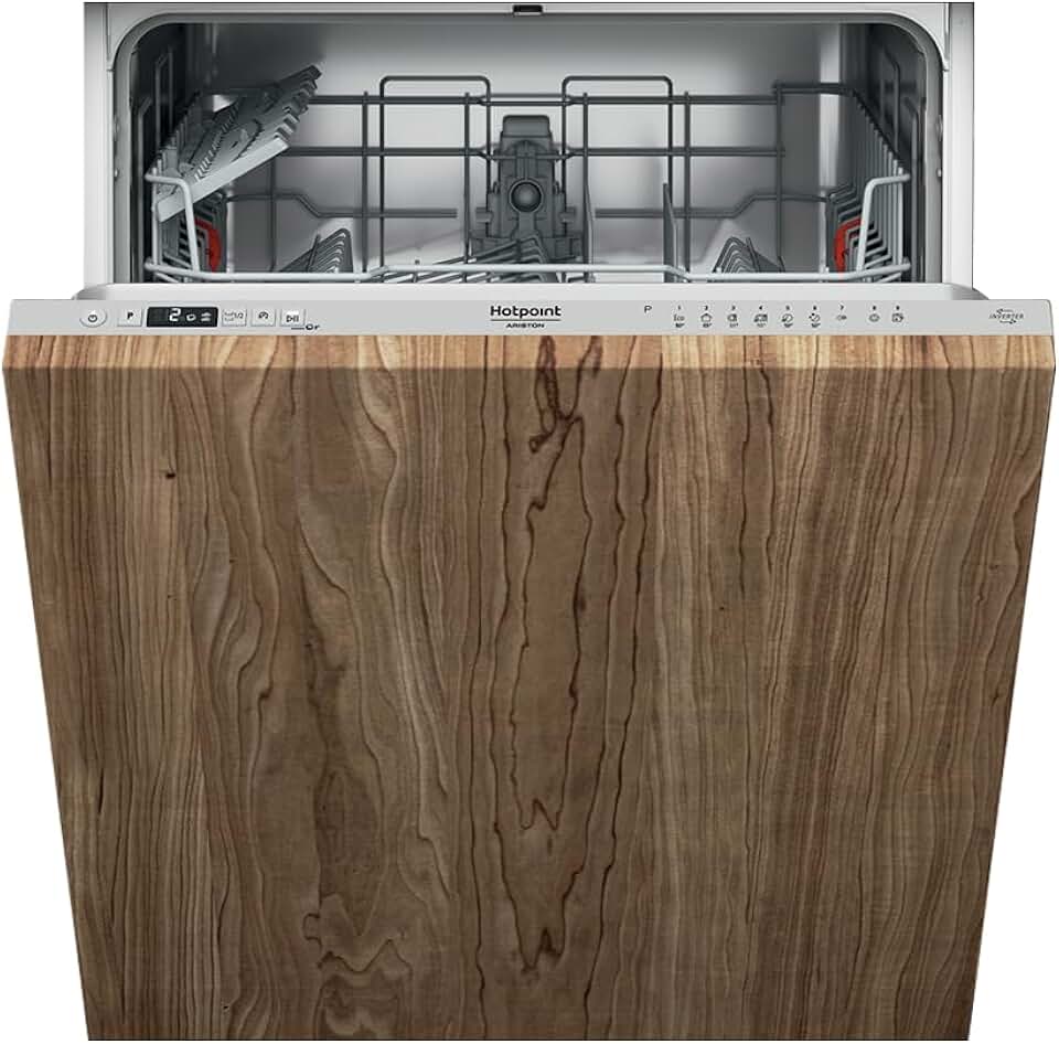 Hotpoint - Lave-vaisselle intégrable 60cm, 14 couverts, silencieux, 