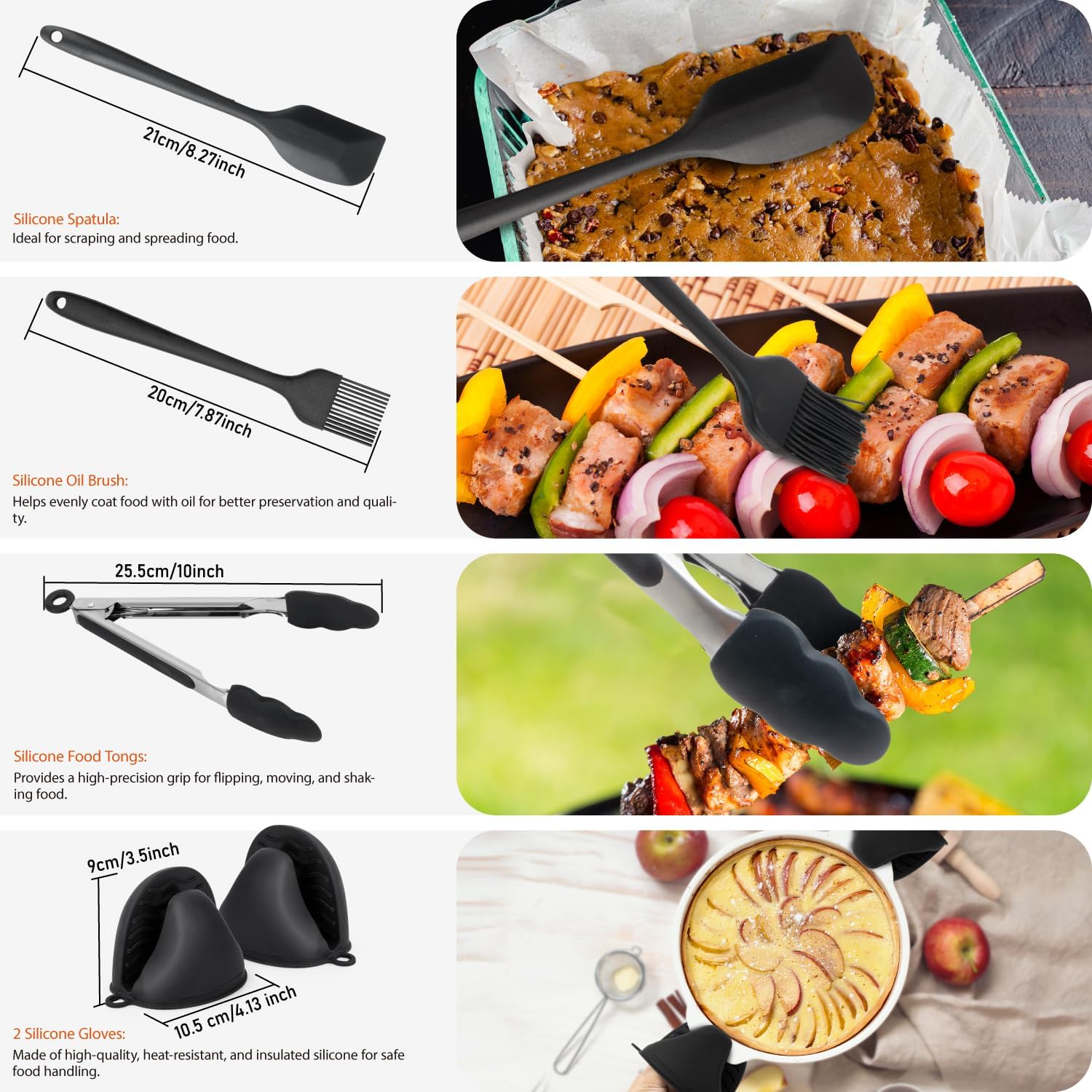 Accessoires Air Fryer - pour Ninja - 10.4L - Moule silicone, lot 22pcs, AF500EU