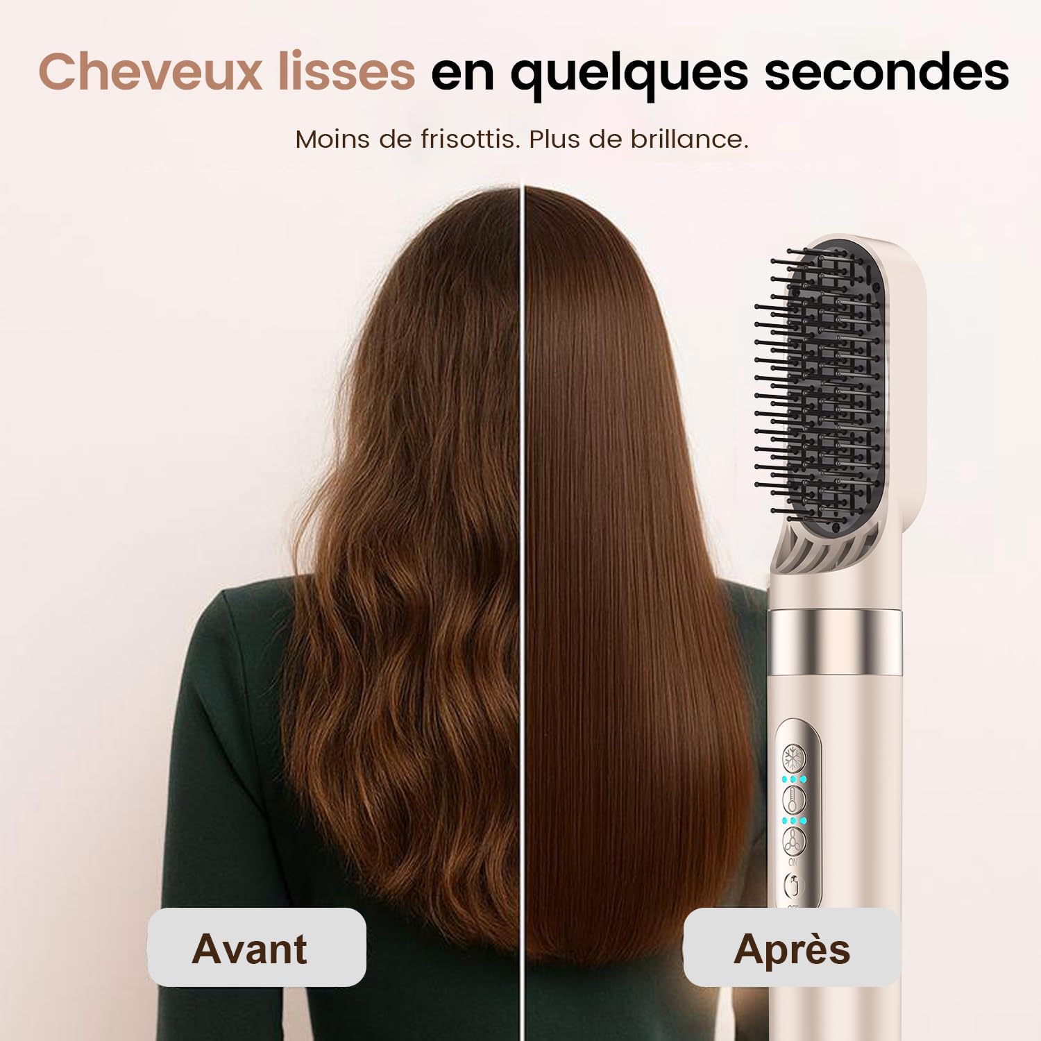 Brosse soufflante 8-en-1 - 110 000 tr/min, ionique, séchage rapide