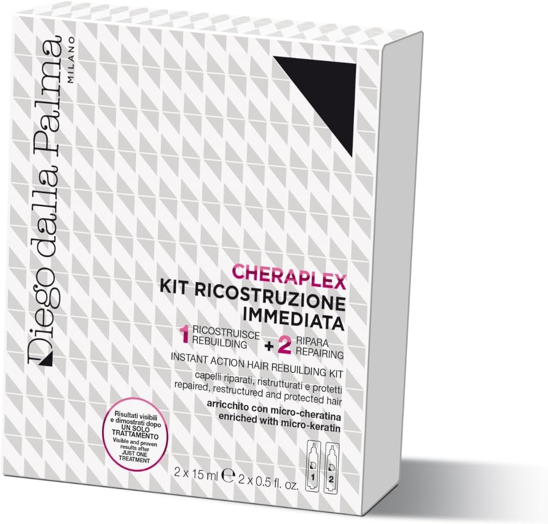 Diego Dalla Palma - Cheraplex Kit Reconstructeur Cheveux - 2x15ml - Réparation intense instantanée