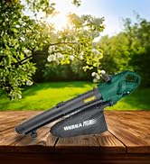 WERKA PRO Aspirateur souffleur broyeur de Feuilles 3000w