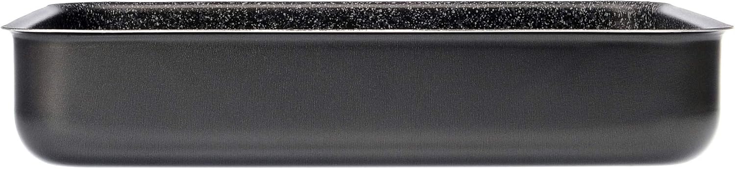 Alluflon - Tradition Italie - 35 x 25 cm - plat à lasagnes alu noir