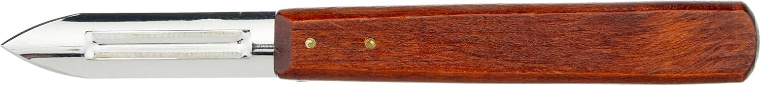 Nogent - éplucheur Classic bois merisier inox, compact et durable, 01210B