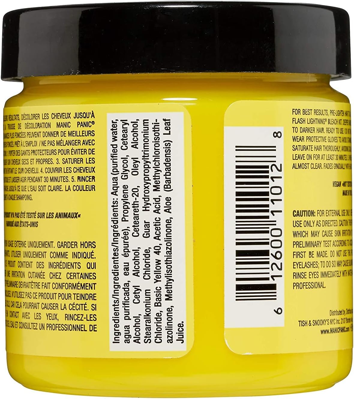 Manic Panic - Electric Banana Classic Creme - 2x118ml - jaune, vegan, semi-permanent, cruelty free