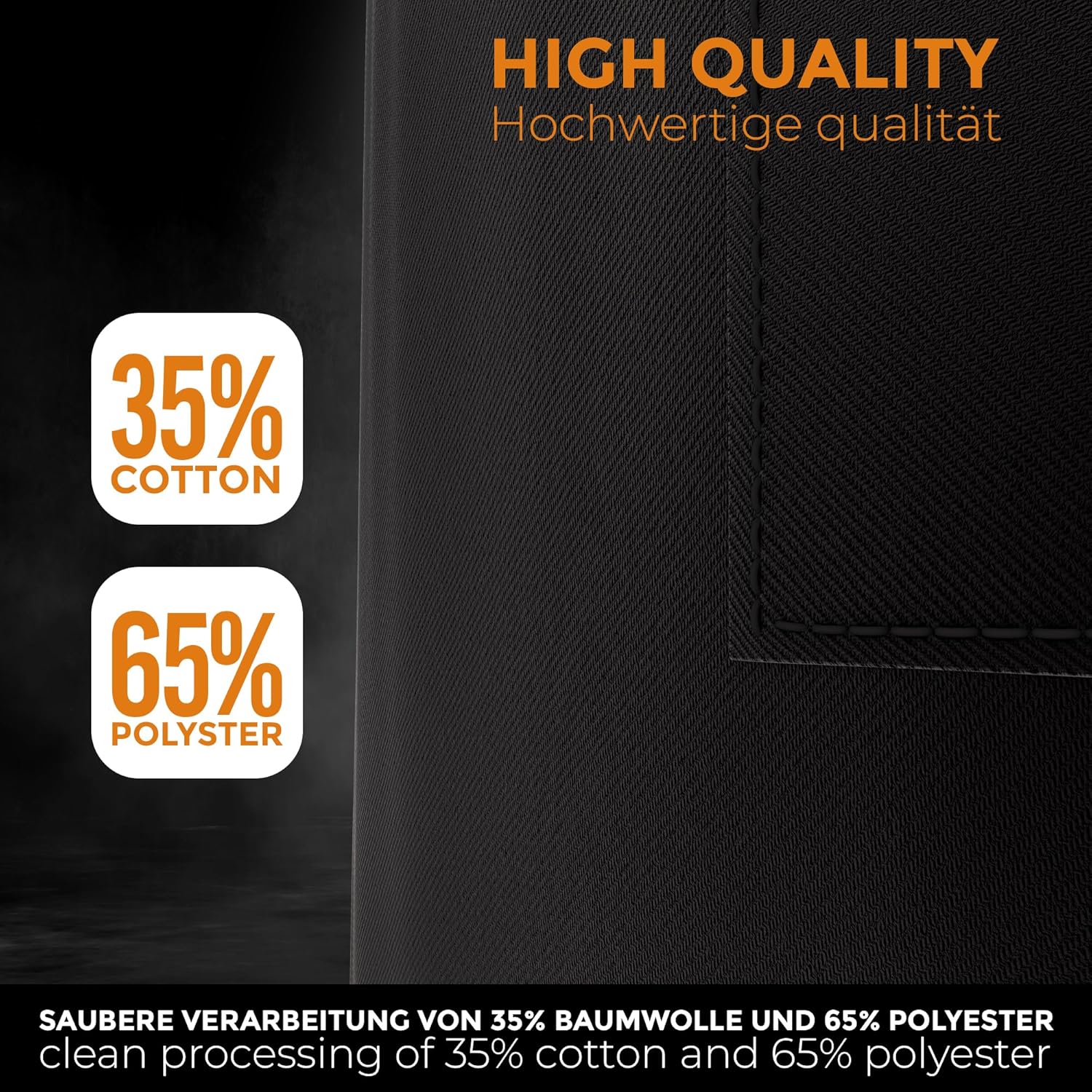 LEFUNDA - tablier cuisine réglable, 3 poches, étanche, longues lanières