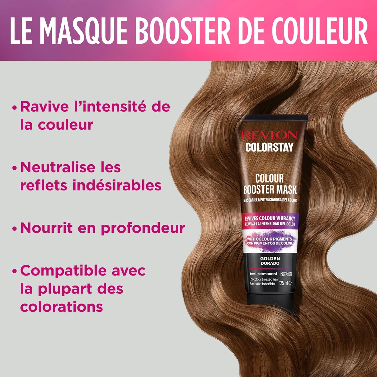 Revlon - Colorstay Masque Booster - 125ml - ravive, hydrate, 6 utilisations