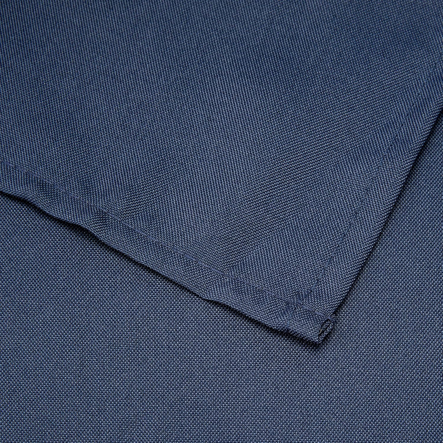 Soleil d’Ocre - Alix - nappe rectangle 140x300 cm, polyester bleu marine