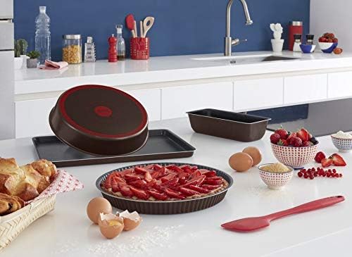 Tefal - PerfectBake - moule à tarte 30cm, antiadhésif, aluminium recyclé, J5542102