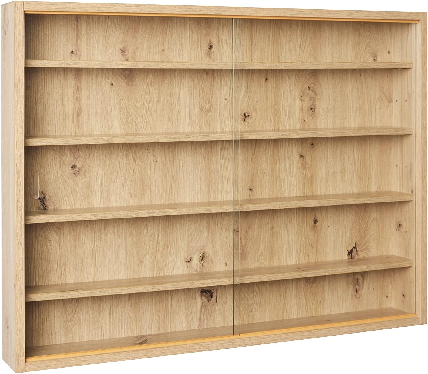 Inter Link - vitrine murale Artisario 80x60x9,5cm - 5 compartiments