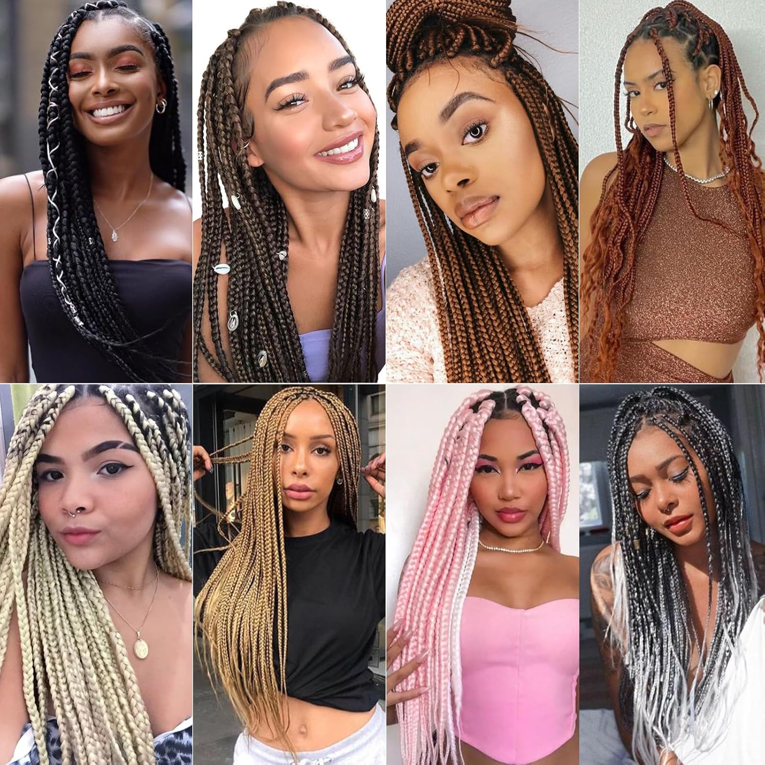 Rajout cheveux - Easy Braids pré-étirés 20