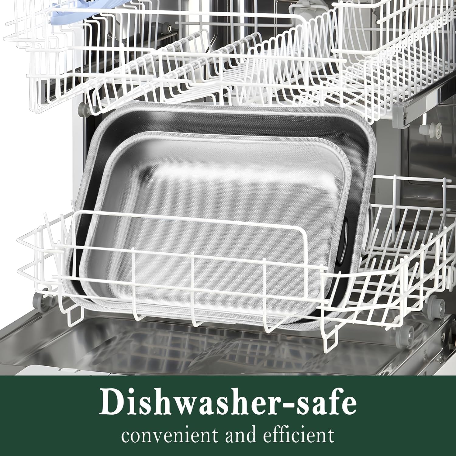 ROSSETTO - Plat à Four inox nid d’abeille, poignées, 25cm