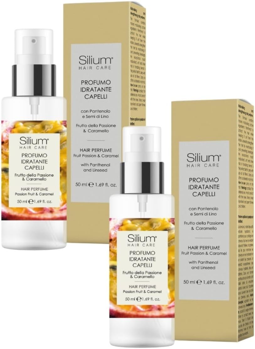 Parfum hydratant cheveux - Fruit de la Passion & Caramel - 2x50ml - nourrissant, fortifiant, parfum longue durée