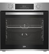 Beko BBSM12340X Kit four encastrable deux appareils autonomes : Plaque induction 4 zones de cuisson, bac...