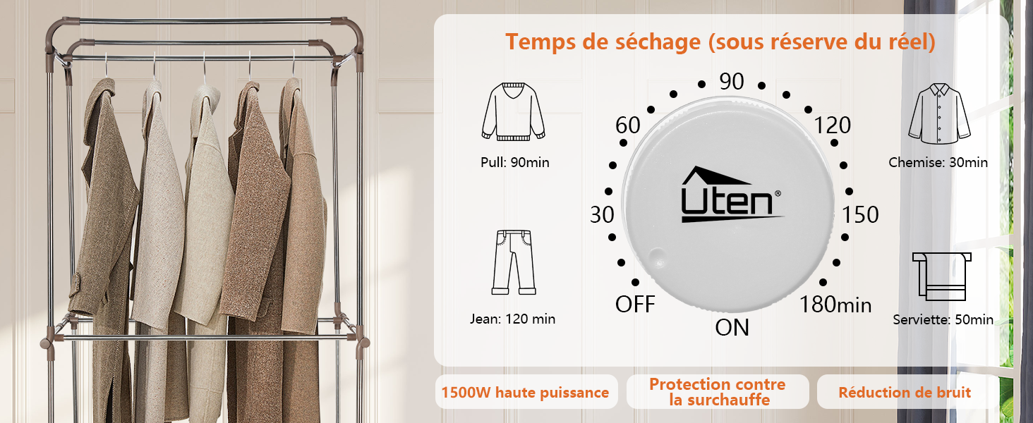 Sechoir Linge Electrique