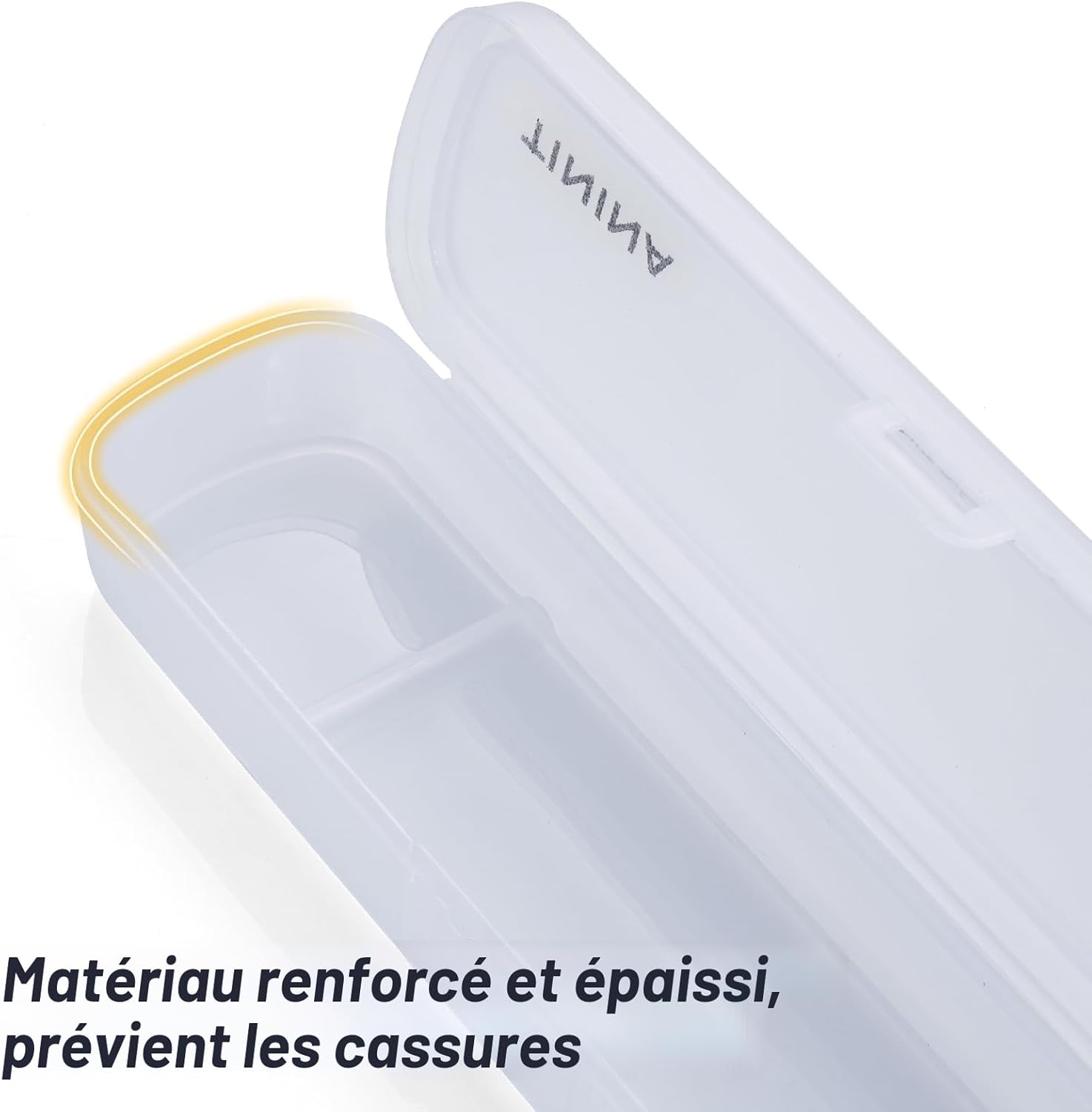 Couverts de camping - inox - étui renforcé, lavable, portatif