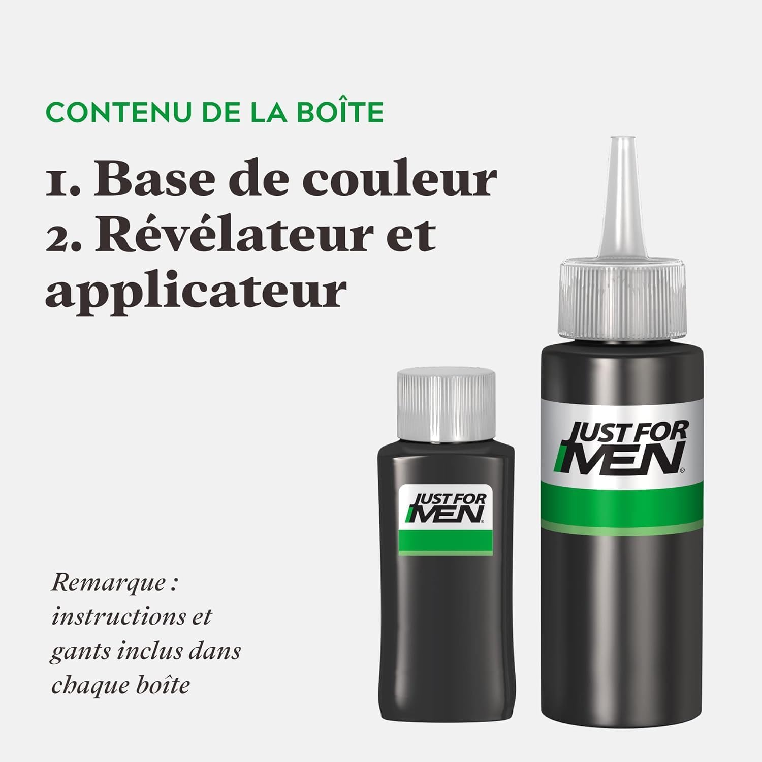 Just For Men - coloration cheveux homme, kératine, vitamine E, sans ammoniaque, Noir H55