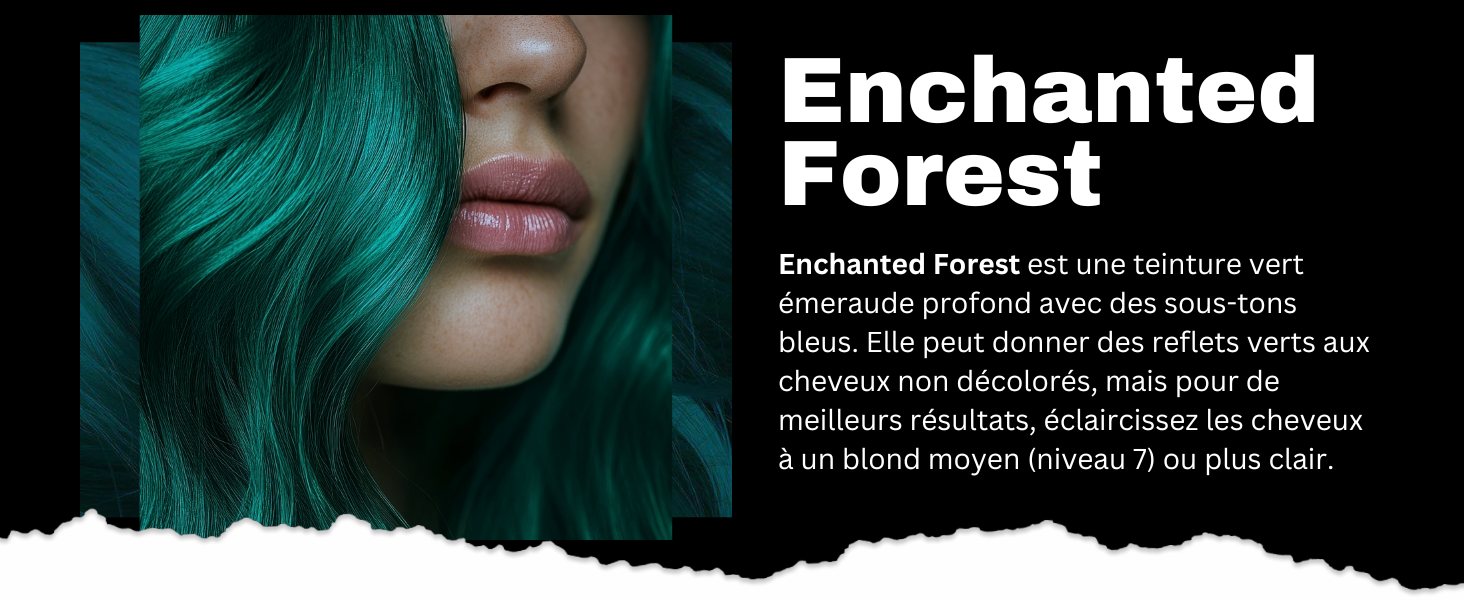 manic panic green hair colour