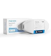 Meross Interrupteur Connecté Matter, 16A Interrupteur WiFi avec Matter Simple Setup (MSS) et Suiv...