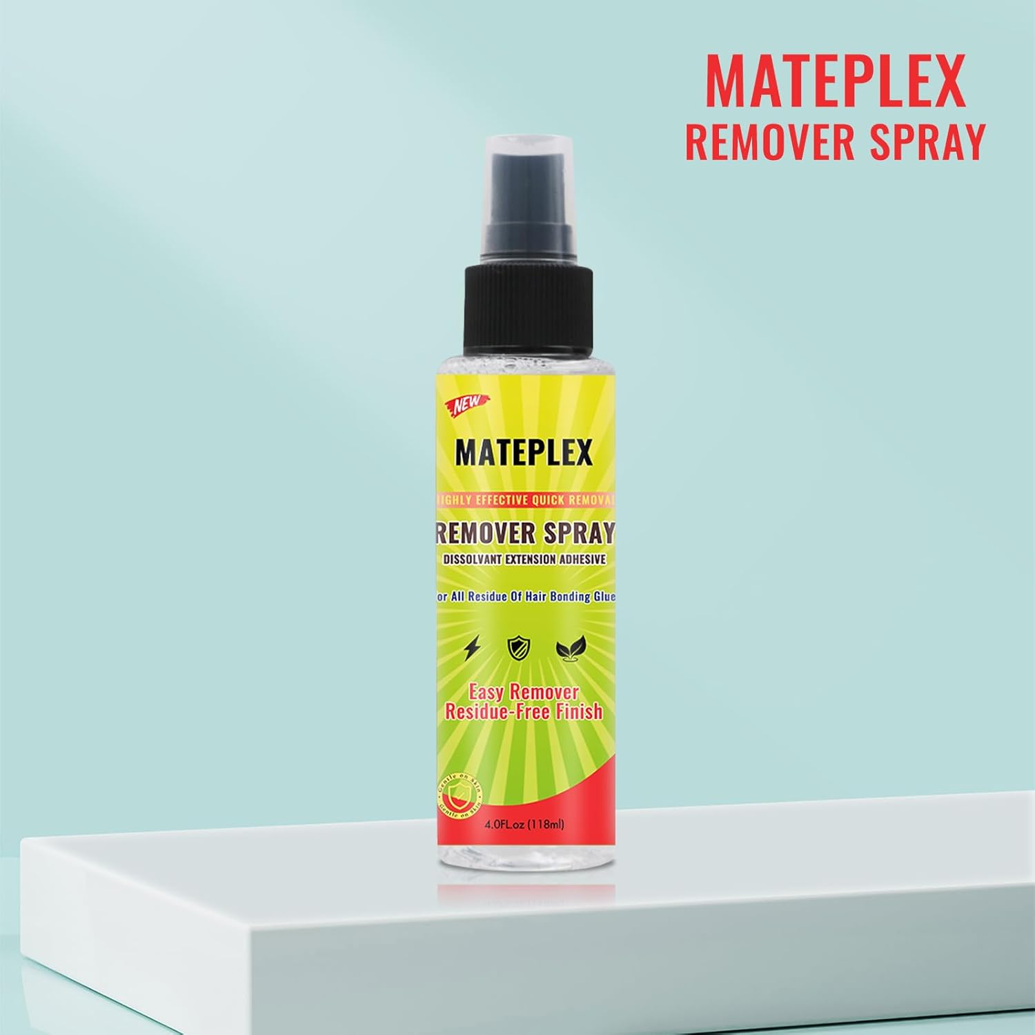 Dissolvant extensions adhésives/colle perruque - 118ml - action rapide, facile à utiliser, entretien postiches