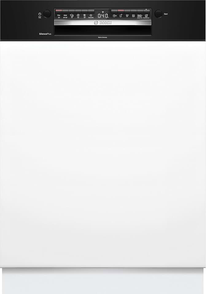 Bosch - Série 4 lave-vaisselle encastrable 60cm noir, connectivité Smart 