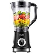 VINATO Blender Mixer électrique, Blender et Smoothie Mixer 1.8L Mixing jug, avec 4 lames en acier...