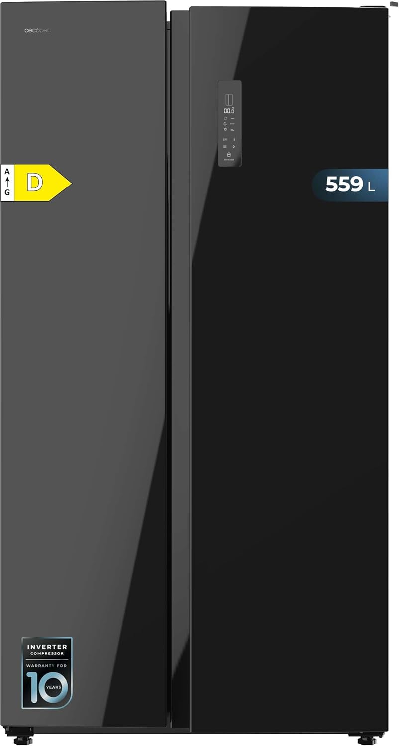 Cecotec - Bolero CoolMarket SBS 550 - 177x90 cm - 550L, No Frost, Inverter Plus