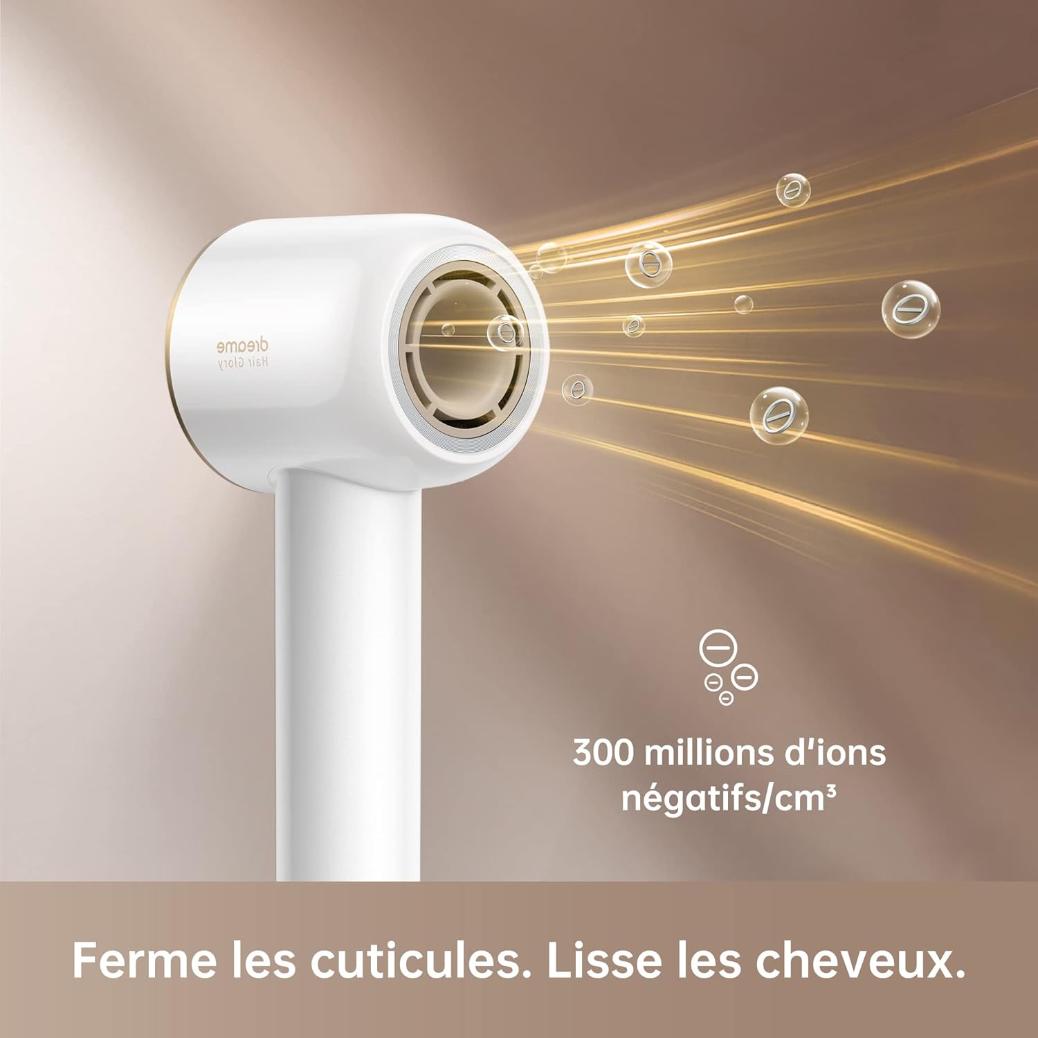 Dreame - Hair Glory - léger, moteur 110000 tr/min, ions négatifs, séchage rapide