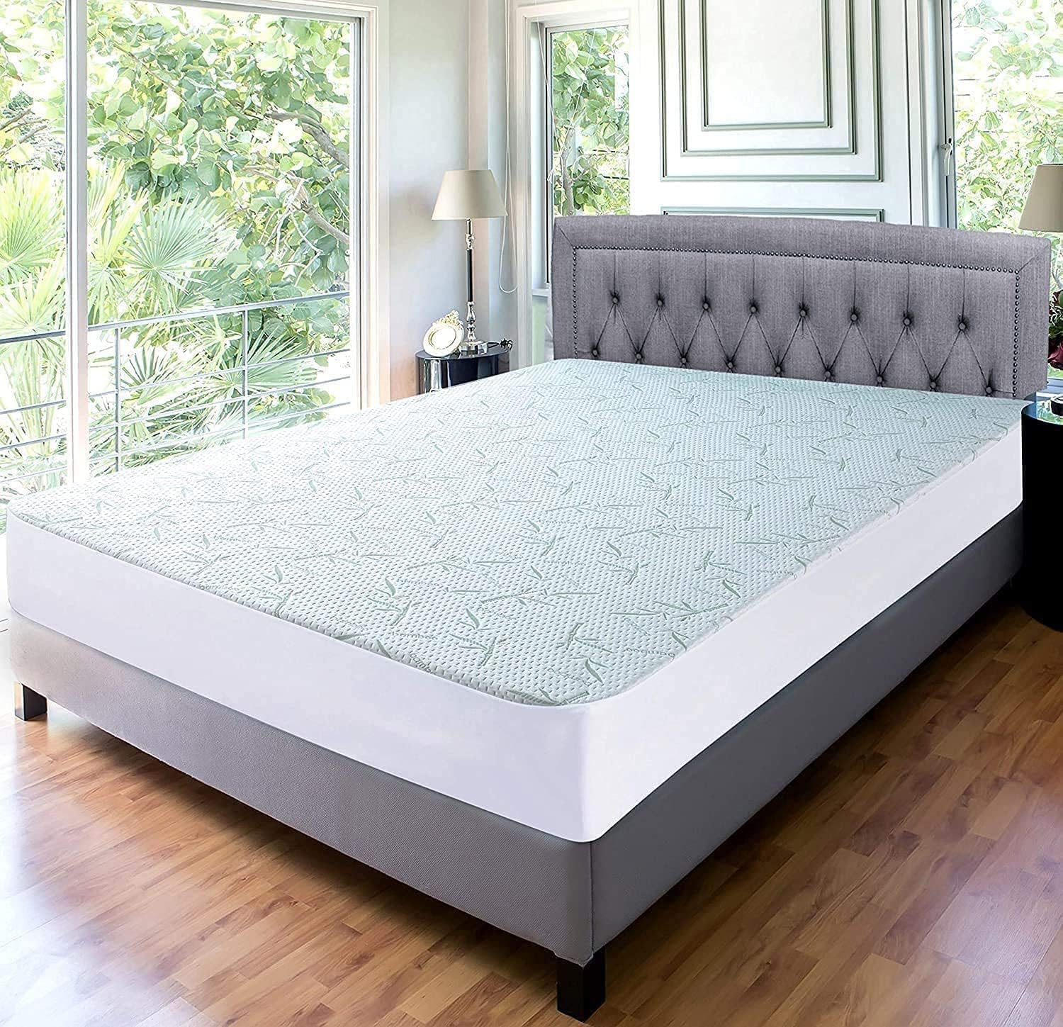 Utopia Bedding - Protège-matelas série Premium - 80x190x30 cm - imperméable, viscose, Oeko-Tex