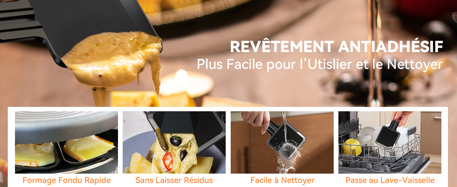 Démonstration étape par étape d'un processus d'application d'un revêtement adhésif, montrant quatre étapes d'application et de nettoyage sur une surface.