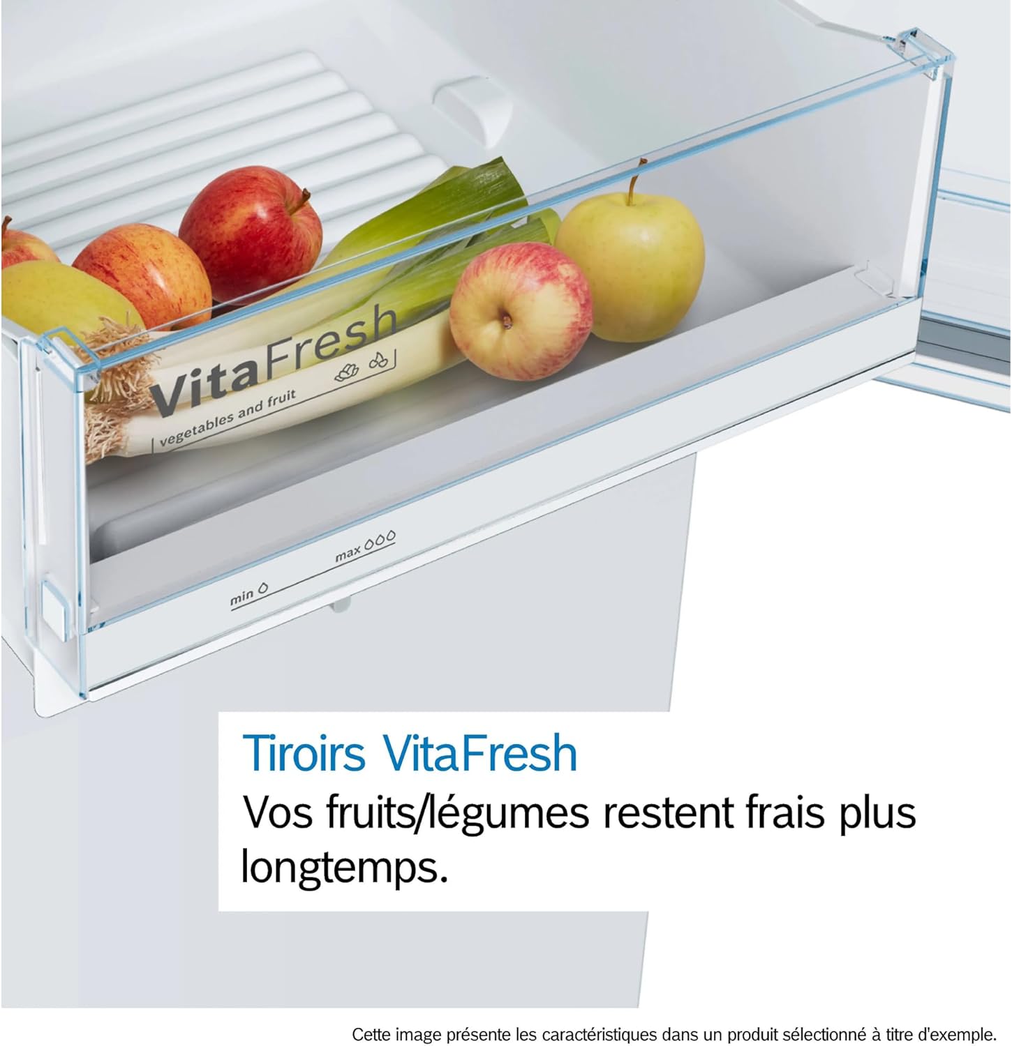 Bosch - Série 4 KSV33VLEP - 176x60 cm - réfrigérateur 324L inox
