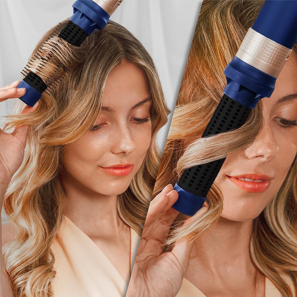 Cecotec - Brosse soufflante AirGlam 14in1, 1400W, 3 températures, 14 têtes