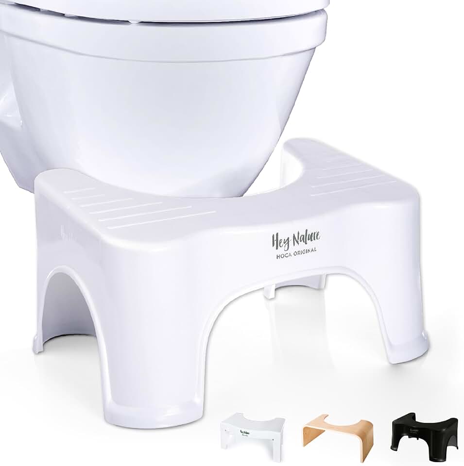 Hey Nature - HOCA Tabouret toilettes physiologique adulte/enfant, réduit hémorroïdes, constipation - HOCA