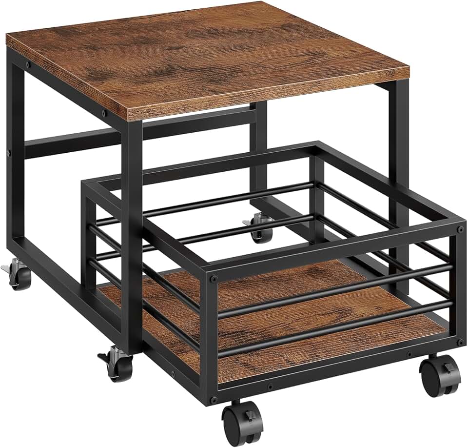 HOOBRO - support mini-réfrigérateur, métal, roulettes, EBF155TL01