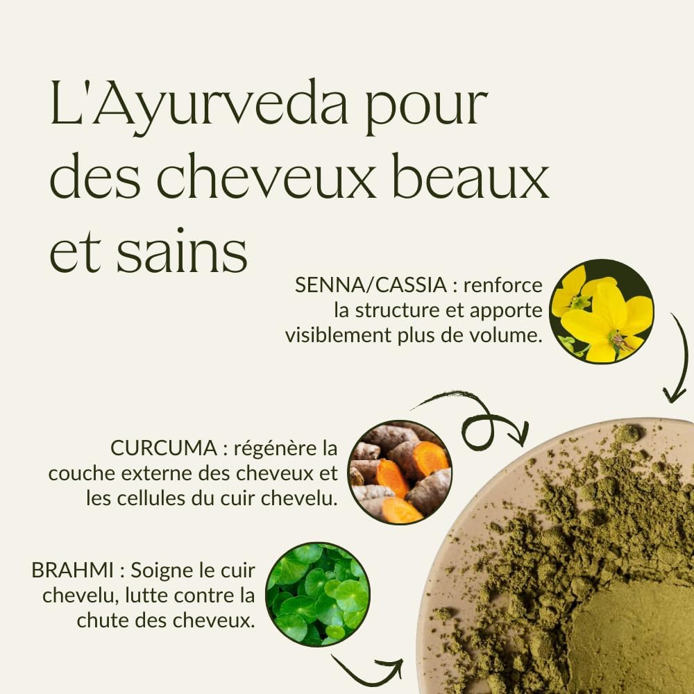 Khadi - Tinte Herbal Color - 100g - coloris cuivre, usage quotidien