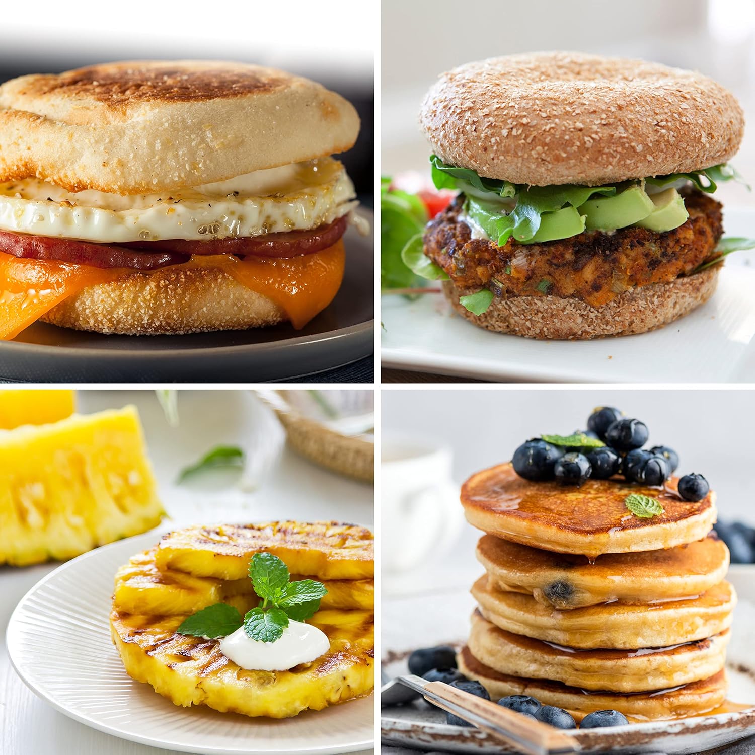 Nostalgia - MyMini Griddle - compacte - 550W, antiadhésif, orange