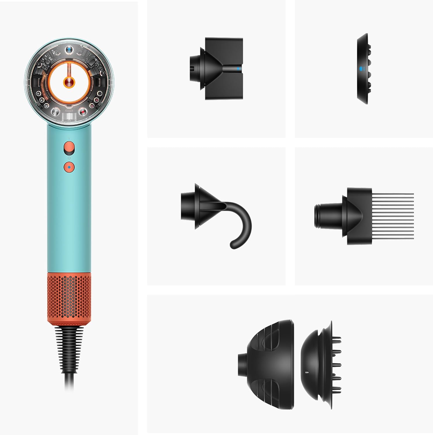 Dyson - Supersonic Nural - sèche-cheveux - adapté cheveux bouclés