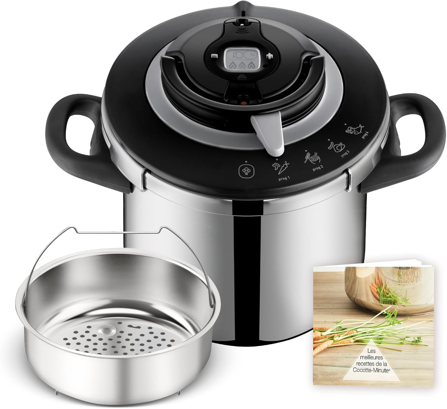 SEB - Clipso+ CHEF - 10L - cocotte-minute induction, 4 programmes, P4551500
