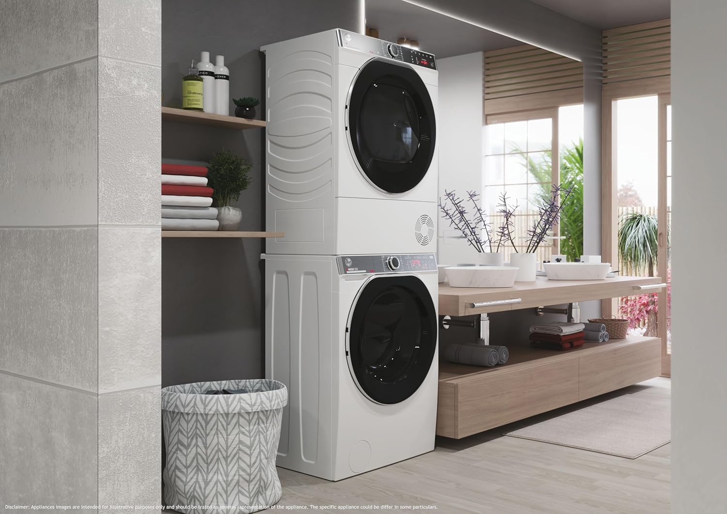 Hoover - sèche-linge H-Dry 500 - 7 kg A++ 67dB laine - 85x50x46,5 cm - NR4 H7A2TCBEX-S