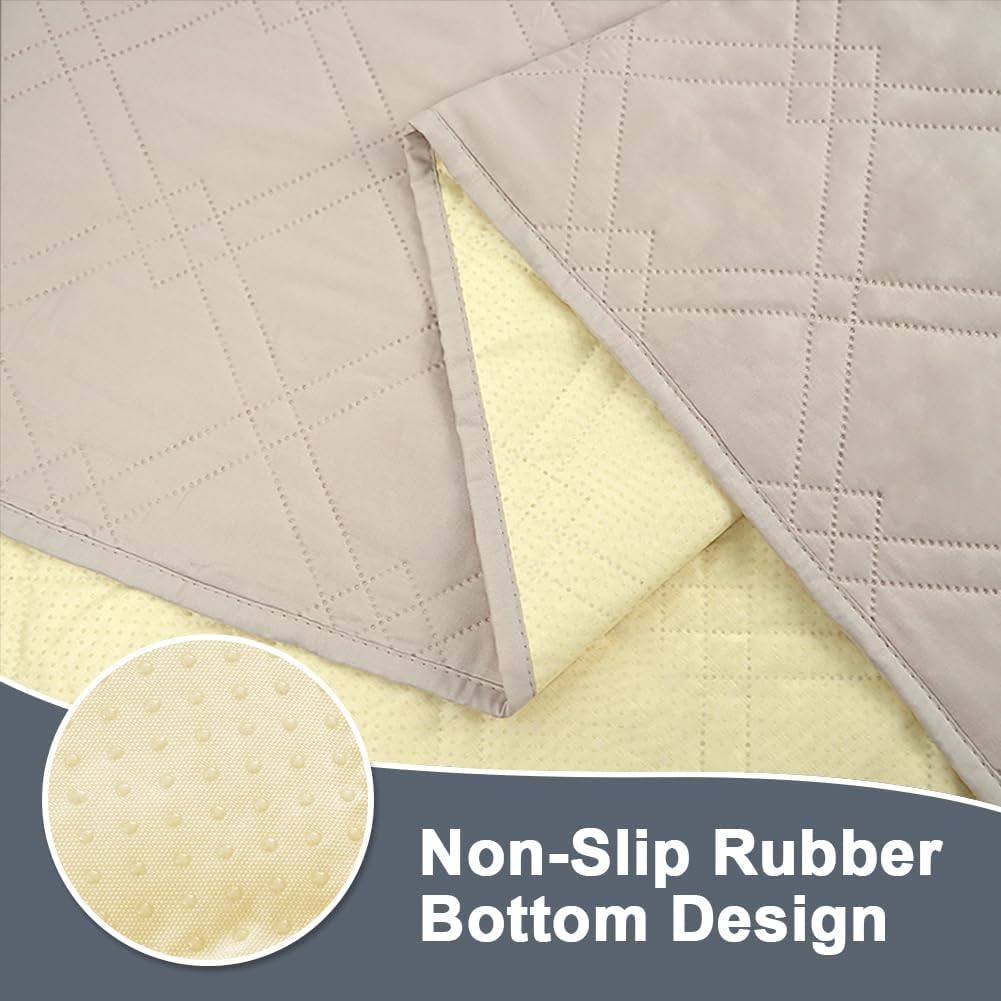 DUJUIKE - housse canapé imperméable - 132-208 cm - antidérapant, protection animaux